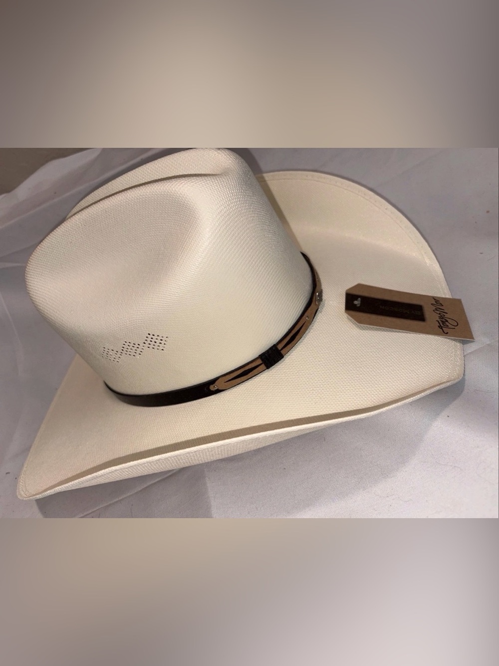 Western Hat Morcon Sombrero Cowboy Hat Super Lightweight Roper Size 7 Rodeo